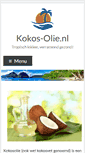 Mobile Screenshot of kokos-olie.nl